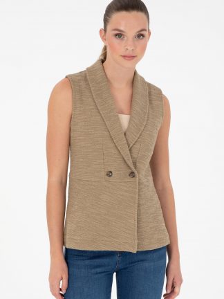 سویشرت زنانه خاکی روشن یو اس پولو