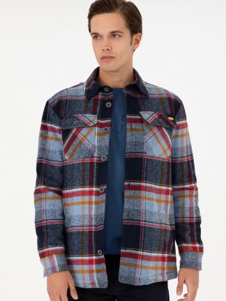 کت مردانه سرمه ای یو اس پولو