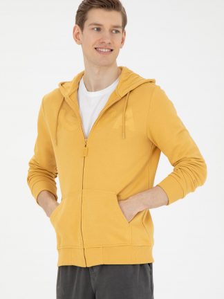 هودی مردانه خردلی یو اس پولو