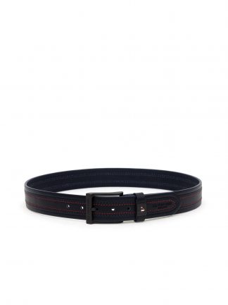 کمربند مردانه سرمه ای یو اس پولو