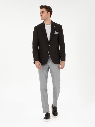 شلوار پارچه ای مردانه خاکستری پیرکاردین