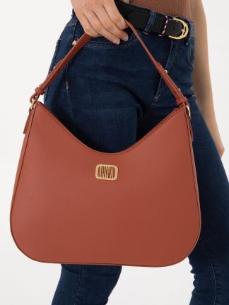 کیف دستی زنانه آجری یو اس پولو