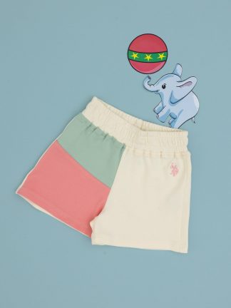 شلوارک دخترانه صورتی یو اس پولو