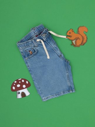 شلوارک پسرانه آبی یو اس پولو