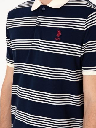 پولوشرت مردانه سرمه ای یو اس پولو