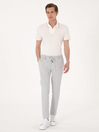 شلوار پارچه ای مردانه طوسی پیرکاردین