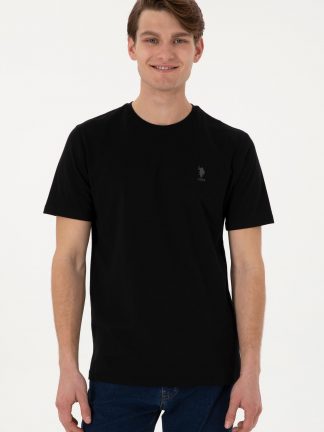 تی شرت مردانه مشکی یو اس پولو