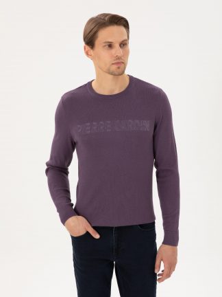 پلیور مردانه ارغوانی پیرکاردین