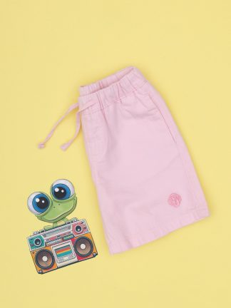 شلوارک دخترانه صورتی روشن یو اس پولو