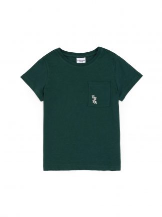 تی شرت پسرانه سبز تیره یو اس پولو