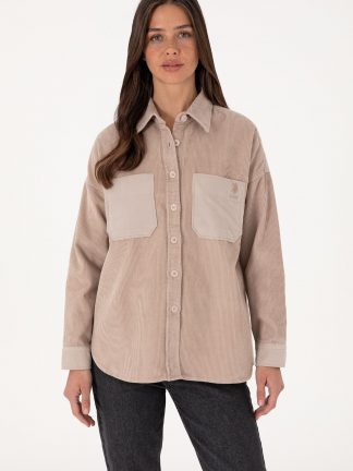 شومیز زنانه طوسی یو اس پولو