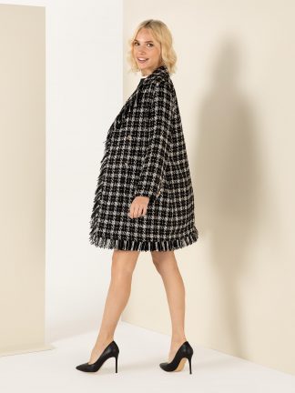 پالتو زنانه مشکی پیرکاردین