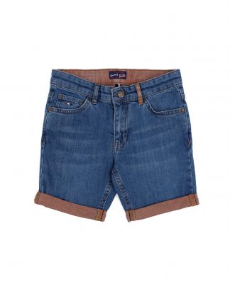 شلوارک پسرانه آجری یو اس پولو