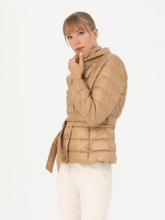 کاپشن زنانه بژ پیرکاردین