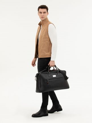 کیف مردانه مشکی پیرکاردین