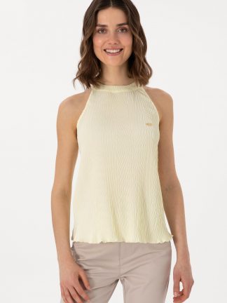 شومیز زنانه لیمویی یو اس پولو