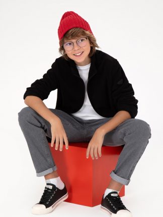 سویشرت پسرانه مشکی یو اس پولو