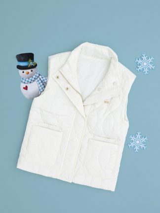 جلیقه دخترانه کرم یو اس پولو