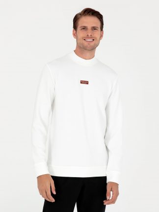 سویشرت مردانه سفید پیرکاردین