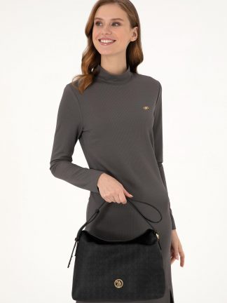 کیف زنانه مشکی یو اس پولو