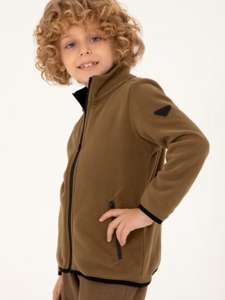 سویشرت پسرانه خاکی روشن یو اس پولو