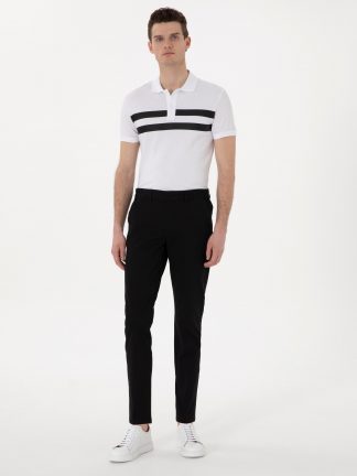 شلوار کتان مردانه مشکی پیرکاردین