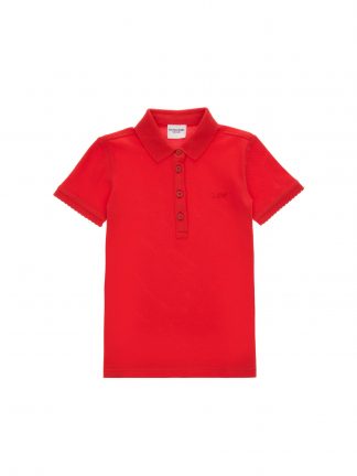 پولوشرت دخترانه قرمز یو اس پولو