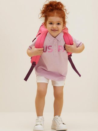 شلوارک دخترانه سفید یو اس پولو