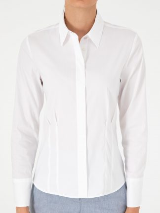 شومیز زنانه سفید پیرکاردین