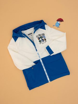 کاپشن پسرانه آبی کوبالت یو اس پولو