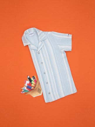 پیراهن پسرانه آبی روشن یو اس پولو