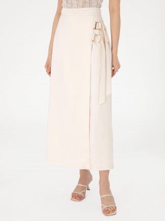 دامن ماکسی بژ پیرکاردین