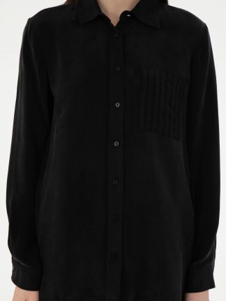 شومیز زنانه مشکی پیرکاردین