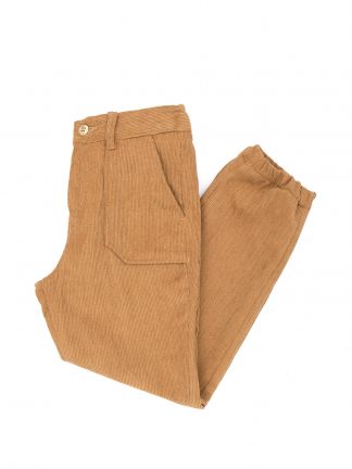 شلوار کتان دخترانه شتری یو اس پولو