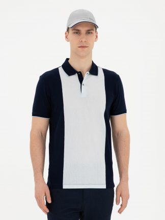 پولوشرت مردانه سرمه ای پیرکاردین