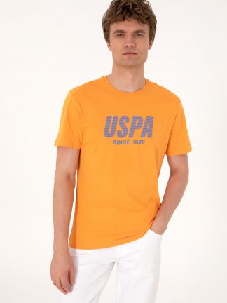 تی شرت مردانه نارنجی یو اس پولو