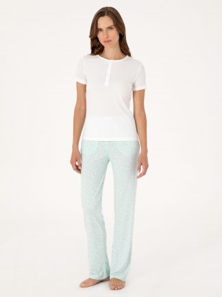 لباس خواب و لانژره زنانه کرم پیرکاردین