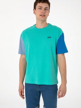 تی شرت مردانه نعنایی یو اس پولو