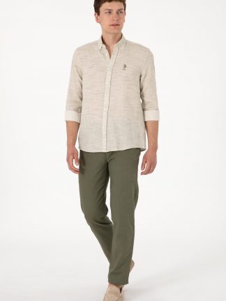 شلوار کتان مردانه یو اس پولو