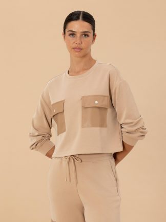 سویشرت زنانه بژ پیرکاردین