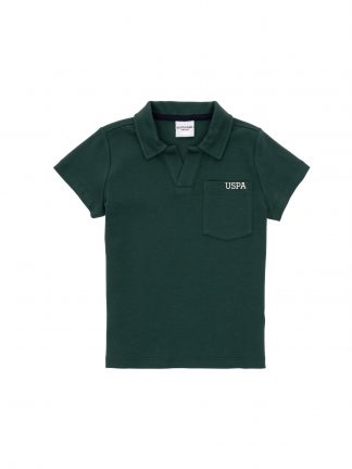 پولوشرت پسرانه سبز تیره یو اس پولو