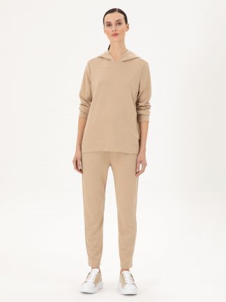 شلوار راحتی زنانه بژ پیرکاردین