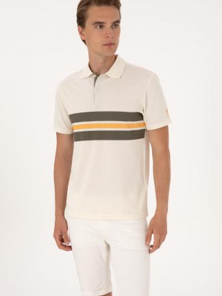 پولوشرت مردانه کرم یو اس پولو