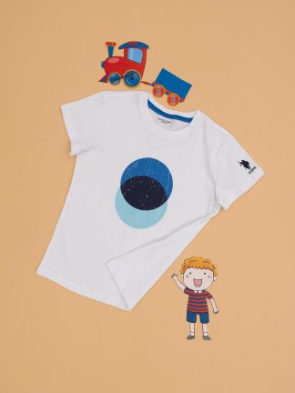 تی شرت پسرانه سفید یو اس پولو