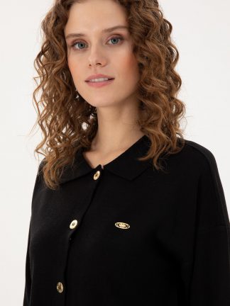 ژاکت زنانه مشکی یو اس پولو