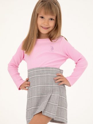 سویشرت دخترانه صورتی یو اس پولو