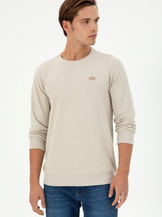 سویشرت مردانه طوسی یو اس پولو