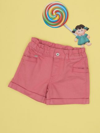 شلوارک دخترانه صورتی تیره یو اس پولو