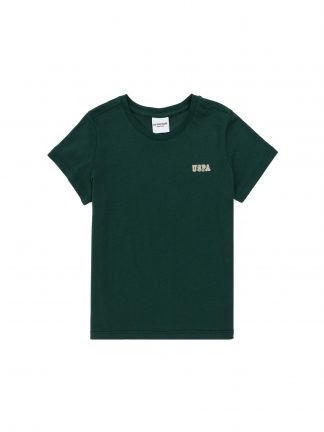 تی شرت پسرانه سبز تیره یو اس پولو