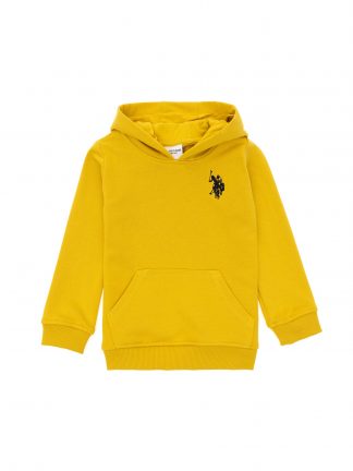 هودی پسرانه زرد تیره یو اس پولو